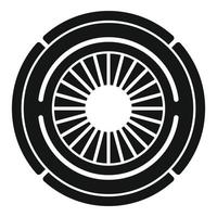 Clutch pressure cover icon simple vector. Car disk vector