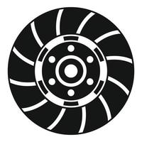 Repair clutch icon simple vector. Car disk vector