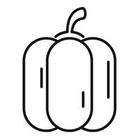 Cooking paprika icon outline vector. Sweet pepper vector