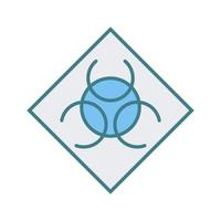 Biological Hazard Vector Icon