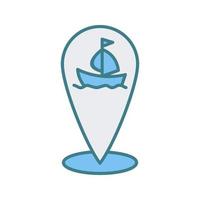 Shipping Location Vector Icon