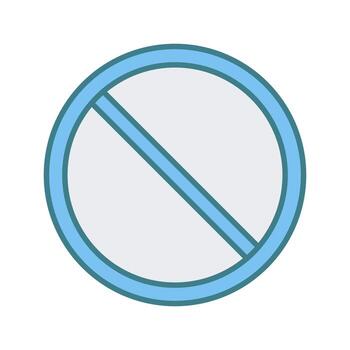 Prohibited Vector Icon