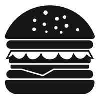 hamburguesa enfermedad icono sencillo vector. dolor articulación vector