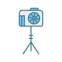 Unique Camera Stand Vector Icon