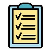 Task schedule event icon vector flat