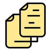 Backup information icon vector flat