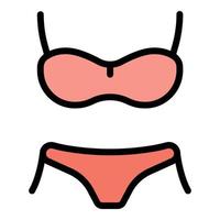 Swimwear icon vector flat