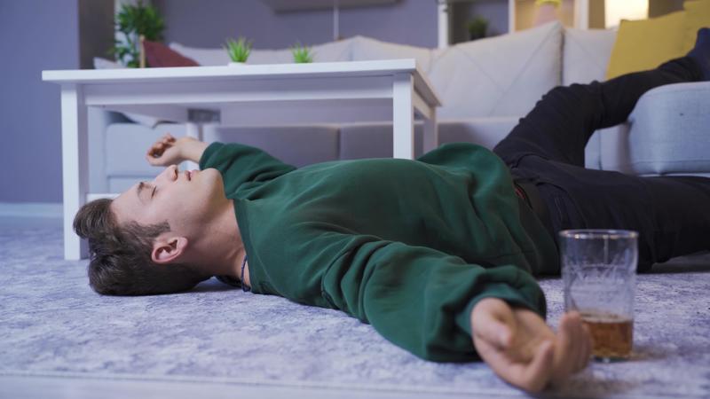 Passed Out Stock Video Footage for Free Download