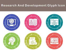 Research And Development Vector Icon Set