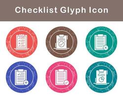 Checklist Vector Icon Set