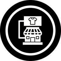 icono de vector de tienda