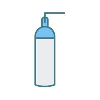 Unique Oxygen Tanks Vector Icon