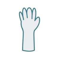 Unique Gloves Vector Icon