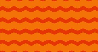 Orange background with wavy pattern animation video