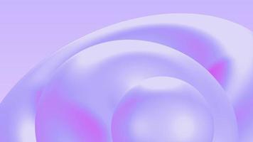 violet rose pente abstrait Contexte. 4k toile de fond, 3d sphère bulle forme video