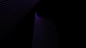 Abstrack dark purple background with geometric shapes, waves and lines video