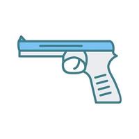 Unique Pistol Vector Icon