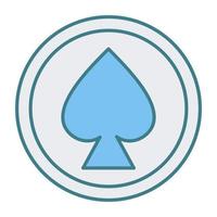 Unique Spade Vector Icon