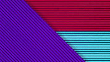 Red, purple and blue textured background with lines animation video