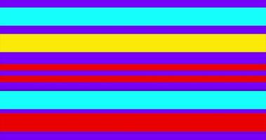 Colorful Rainbow Stripes Lines Abstract Background Animation video