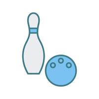 Unique Bowling Vector Icon