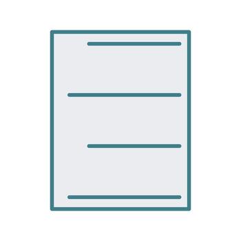 Unique Right Align Vector Icon