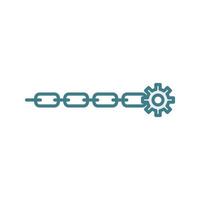 Unique Link Optimization Vector Icon