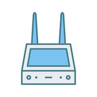 Unique Router Vector Icon