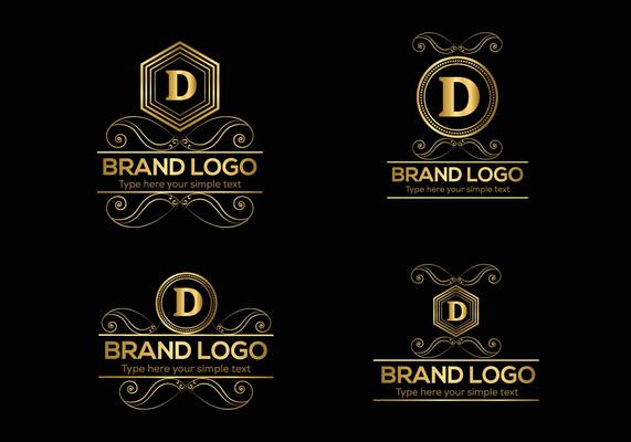 Luxury Logo Design Collection Vector Art, Icons, and Graphics for Free