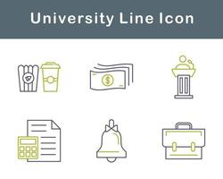 university Vector Icon Set