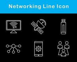 Networking Vector Icon Set