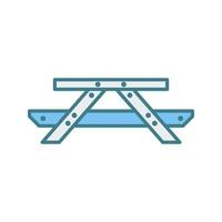 Picnic of Table Vector Icon