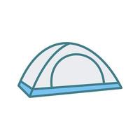 icono de vector de campamento