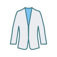 icono de vector de traje