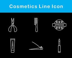 productos cosméticos vector icono conjunto