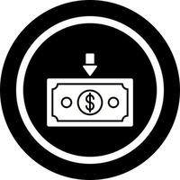 Money Down Vector Icon