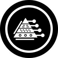 Pyramid Graph Vector Icon