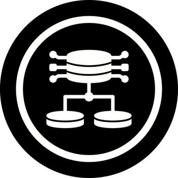 icono de vector de datos estructurados