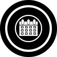 icono de vector de calendario