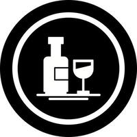 Wine Bottle Vector Icon