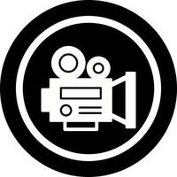 icono de vector de cámara de vídeo