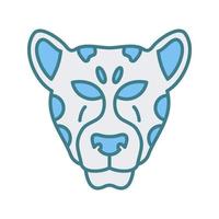 icono de vector de leopardo