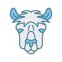 icono de vector de alpaca