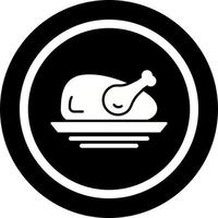 icono de vector de pollo