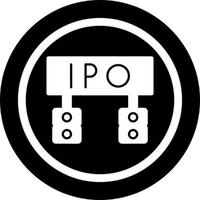 icono de vector de ipo