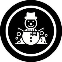 Snowman Vector Icon