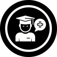 icono de vector de facultad de medicina