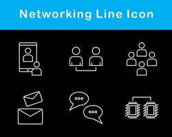 Networking Vector Icon Set