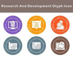 Research And Development Vector Icon Set