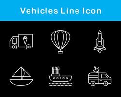 Vehicles Vector Icon Set